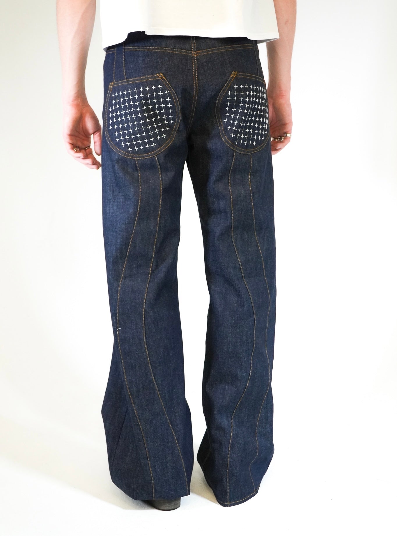 sashiko stitch denim