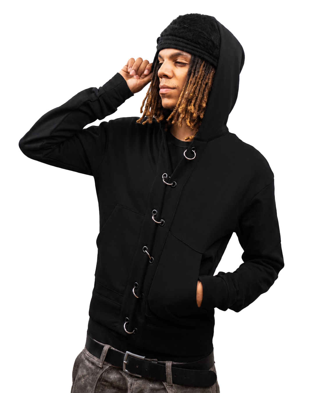Ring Zip Hoodie